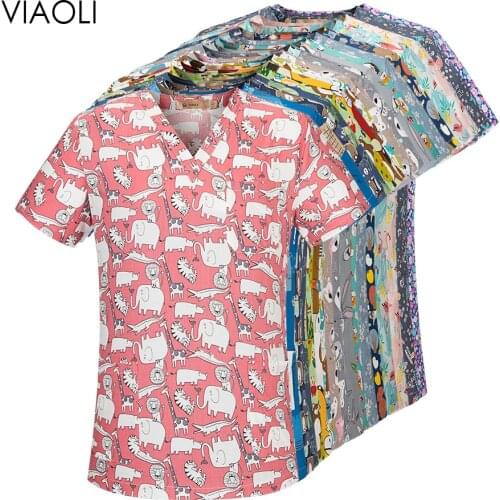 Nurse costume pharmacy pet hospital nurse uniform scrubs dentistry doctor lab coat spa nursing uniform women surgical uniforms