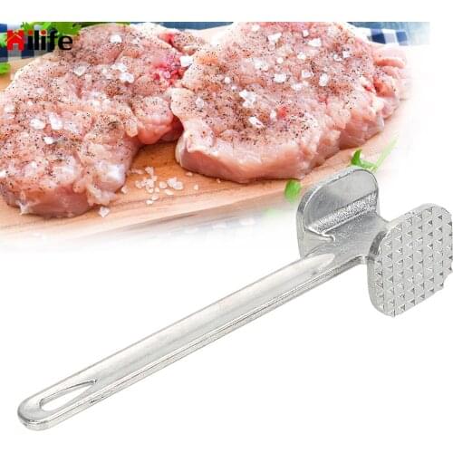 Cookware Cooking Tools Aluminum Alloy Meat Pounders Steak Tenderizer Meat Tenderizers Double-sided Knock-sided Hammer