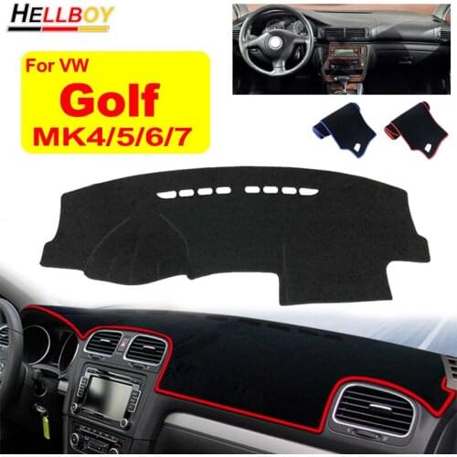 LHD/RHD For VW Golf 6 7 mk7 mk6 mk5 mk4 Sportwagen Dashboard Dash Covers Mat Carpet Decoration Sticky Pad Interior Accessories