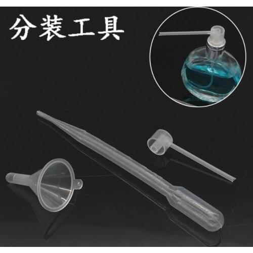 10pcs/lot Perfume Refill Tools Set Plastic Diffuser Syringe Straw Dropper Funnel Spray Dispensing Required Cosmetic Tools Carton