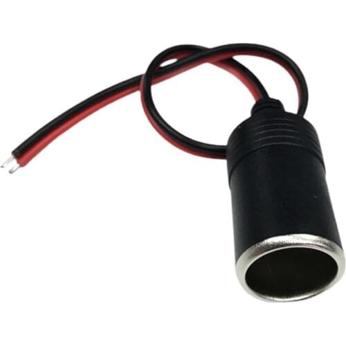 Anchtek Car Cigarette Lighter Plug Connector Adapter Plug Receptacle Charger Cable Socket Auto Interior Accessories