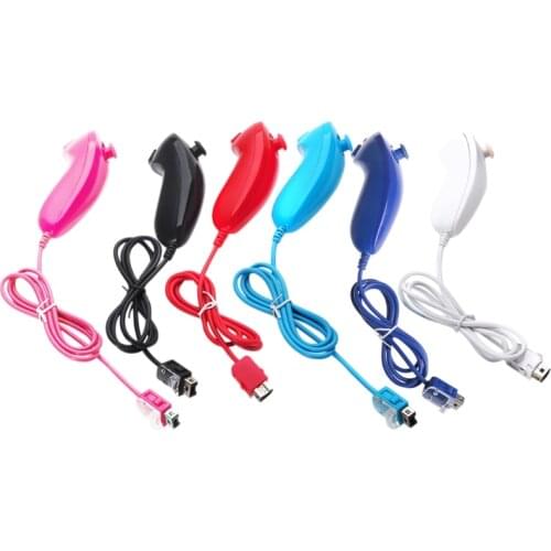Pink Mini Nunchuck Nunchuk Video Game Remote Controller For Nintendo Wii Console