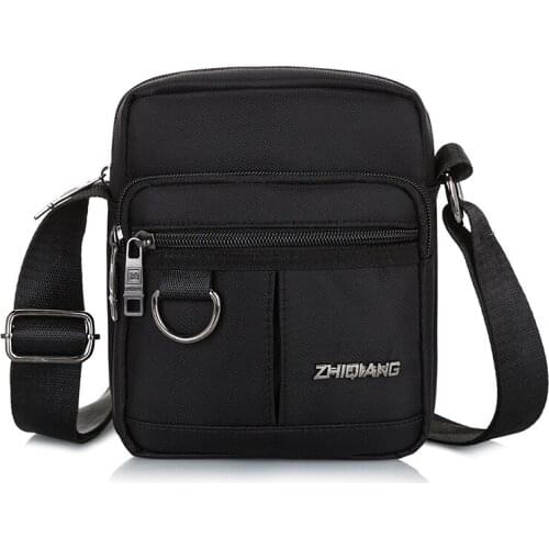 Mens Messenger Bags Waterproof Oxford Crossbody Bags for Men Designer Casual Male Small Flap Shoulder Bags Men Travel Handbags