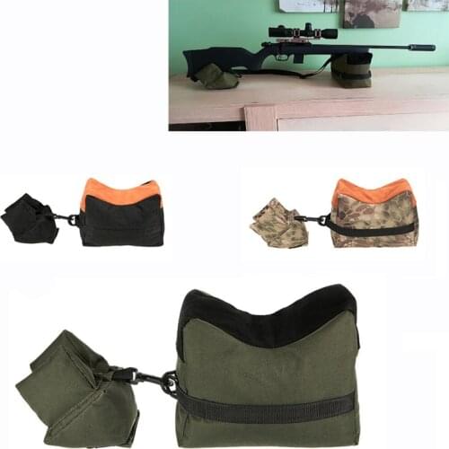 Tactical Sniper Shooting Bag Gun Front Rear Bag Target Stand Rifle Support Sandbag Bench Unfilled Rifle Rest Hunting Accessories
