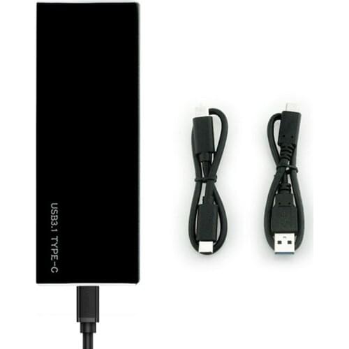 USB-C M.2 NVME SSD NVME Enclosure USB 3.1 Type-c GEN2 M.2 SSD Enclosure Up to 10Gbps For 2230-2280 M.2 NVME SSD Hard Drive M KEY