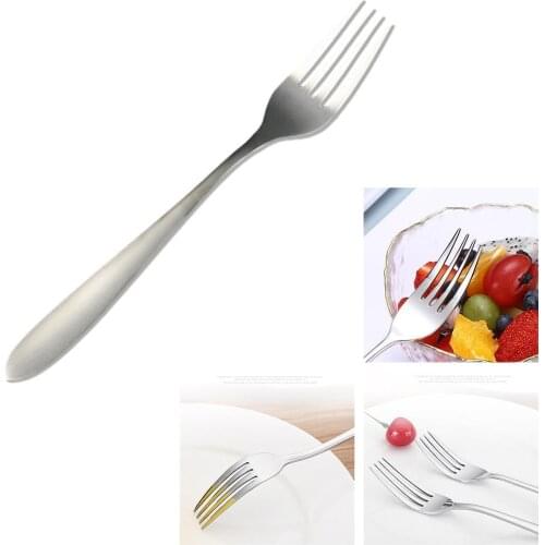 1 Pc Steel Fork Tableware Dinnerware Fork Salad Fork Cake Fork Dessert Fork For Western Food Restaurant ​Home