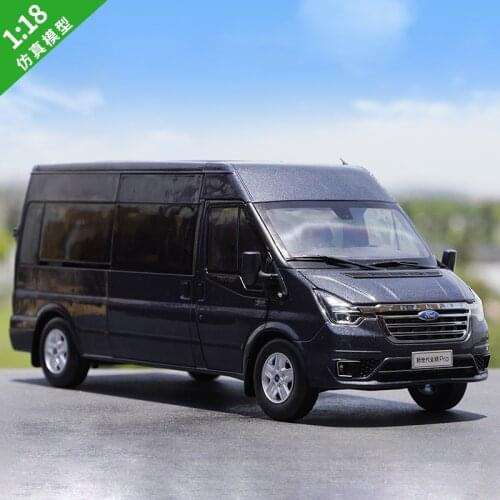 1:18 High Meticulous Ford New Generation Transit Pro MPV Alloy Car Static Metal Model Vehicles With Original Box