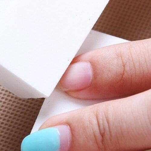 10pcs White Sponge Buffer Buffing Block Sanding Files Nail Art Tips Useful Manicure Tool