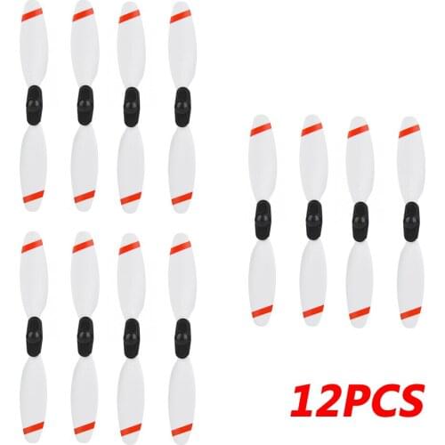 12PCS Syma W1 Foldable Propeller Props Spare Part Set for GPS Drone Syma W1 RC Quadcopter AB Rotor CW/CCW Blade Accessory