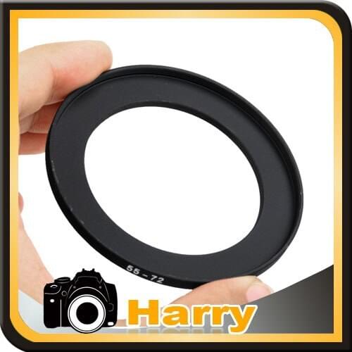 2PCS Metal Step Up Rings Lens Adapter Filter 55mm-72mm 55 to 72mm camera