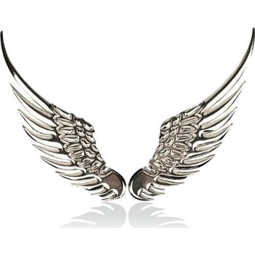 2Pcs Fashion 3D Wings Car Sticker For LADA Priora Sedan sport Kalina Granta Vesta X-Ray XRay