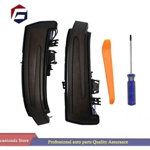2X LED Dynamic Turn Signal Side Mirror Lights For Mercedes Benz A B C E S CLA GLA CLS W176 W246 W204 W212 X156