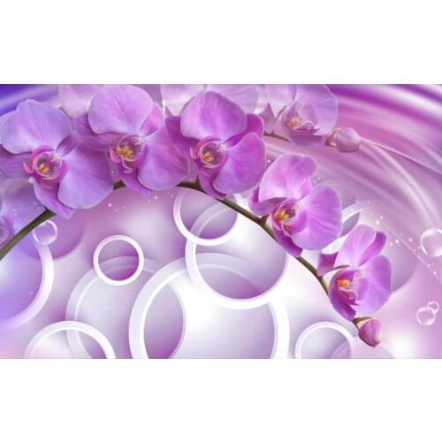 3d flower wallpaper Wallpapers for living room custom 3d mural wallpaper tv backdrop Home Decoration