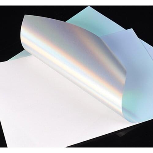 5 Sheet Waterproof Inkjet Stickers Printing Paper A4 Adhesive Sticker Laser Aluminized Film