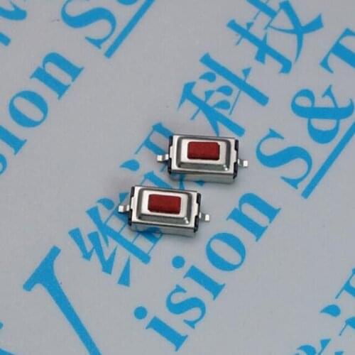 500PCS/Lot SMD Push Button switch 3x6x2.5MM Red microswitch