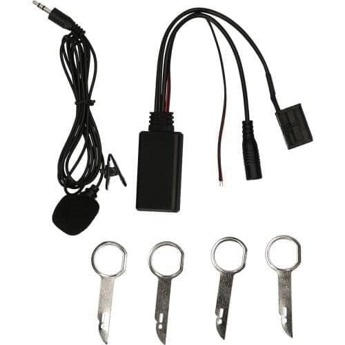 6000 Device BT 5.0 Aux Audio Adapter Microphone Handsfree Kit Replacement for Ford 6000 Stereo