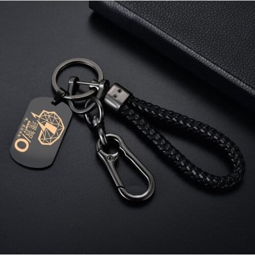 Anime Arknights Neng Angel Chen Texas Amia Mostima Years Sanity Ifrit Lapland Etc. Hd Engraving Metal Keychain Identity Card