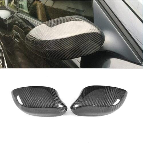 Car Carbon Fiber Rearview Side Wing Mirror Covers Protector For-Bmw Z4 E85 2002-2008