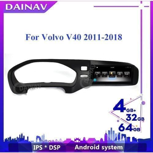 2din PX6 Android Tesla Style Car GPS Navigation for Volvo V40 2011-2018 Car Multimedia Player Auto Radio Tape Recorder