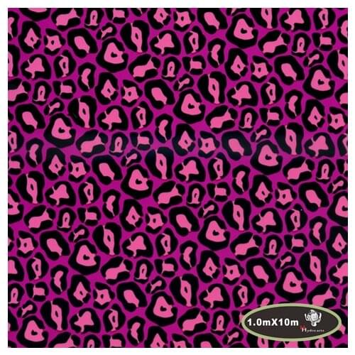 Purple Leopard print pattern water/ hydro transfer printing film hydrographics printing film,aqua print film 1m*10m HTMA70-1