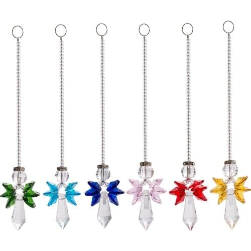 Colorful Home Decoration Pretty Chandelier Lustres De Cristal Prisms Parts Crystal Pendants For Chandeliers Party Garden