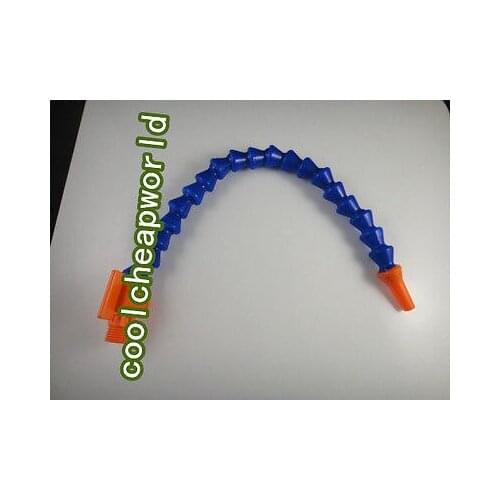 Qty 2pcs 280mm Length 1/4" Coolant Oil Hose Pipe With Valve Milling