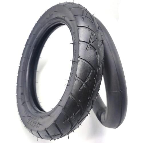 Lightning Delivery 12 1/2 X 2 1/4 Inner Tube Outer Tyre 12 Inch Pneumatic Tire for Gas Electric Scooters and E-Bike Parts