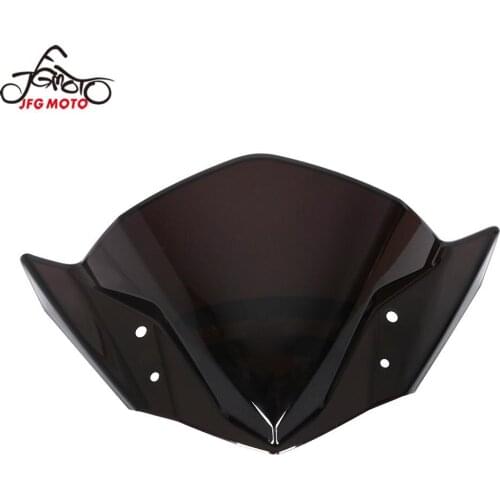 Motorcycle ABS Plastics Windshield WindScreen For YAMAHA FZ16 2014-2016