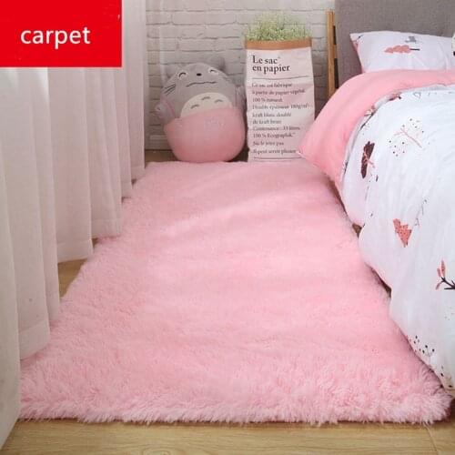 2021 New Thicken Carpet Bedroom Living Room Cute Girl Room Pink Home Blanket 1Pcs