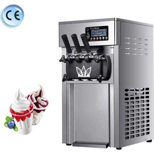 Ice Cream Making Equipment 1200w Soft Ice Cream Machine Commercial Home Ice Cream Machine