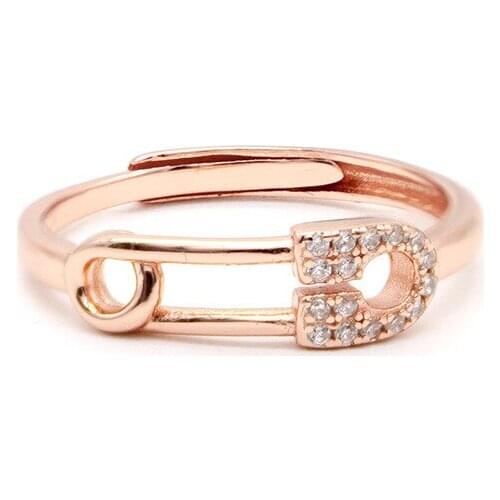 Original design Zircon Brooch Rings 925 Sterling Silver womens engagement & marriage luxury DIY fine Jewelry Gifts Free Shipping