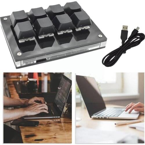 Portable mini 8 Keys Keypad DIY Shortcut Keyboard function Keyboard Gaming Keyboard Mechanical sayodevice Keyboard Programm P9Z1