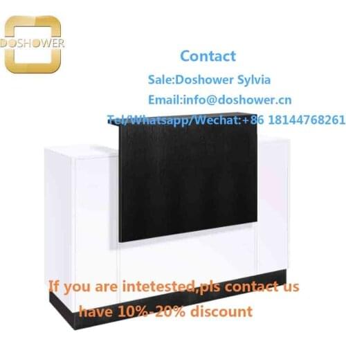Spa reception desk salon with stone reception desk for custom made reception desks