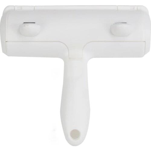 Pet Hair Roller Remover Lint Brush 2-Way Dog Cat Comb Tool Convenient Cleaning Dog Cat Fur Brush Base Pet Lint Rollers Brushes