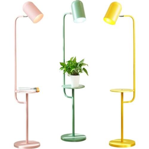 Floor lamp modern creative floor lamp living room bedroom bedside macarons living room minimalist modern coffee table floor lamp