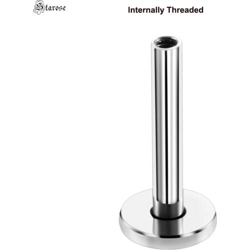 Starose 10 pcs/lot 16G Internally Thread Bar for Nose Ring Helix Piercing Tragus Earrings Labret Piercing Body Jewelry Accessory