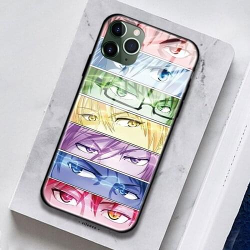 Kuroko No Basket Athsetic Silicone Tempered Glass For iPhone SE 6s 7 8 Plus X XR XS 11 Pro Max Phone Case Cover Shell