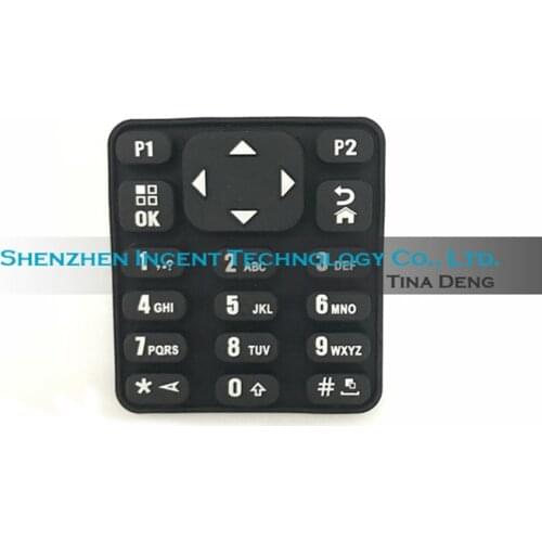 VOIONAIR 10pcs Rubber Keypad Digital Number Keyboard for XIR P8668 GP338D DGP8550