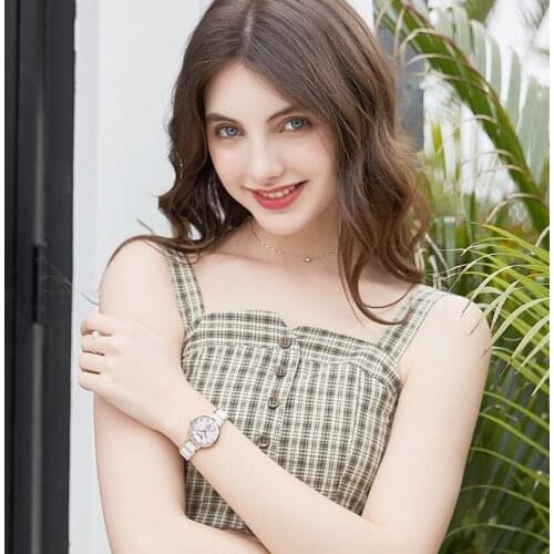 SOLLEN Women Watches Diamond Ceramic Steel Strap Ladies Watch Date Quartz Waterproof Watch Montre Femme 2019 Wrist Watches SL407