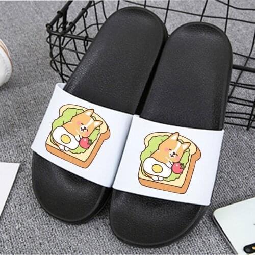 Women Slippers Animal Pattern Home Indoor Sandals Floor Flat Shoes Comfort Non-slip Bathroom Slipper Female Plus Size 41
