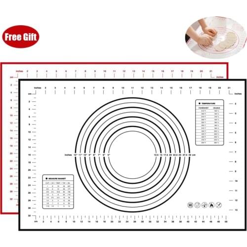 1PC 60*40cm Silicone Rolling Mat Cut Fiberglass Baking Mat Rolling Dough Pastry Bakeware Liner Pad For Oven Large Cooking Tools