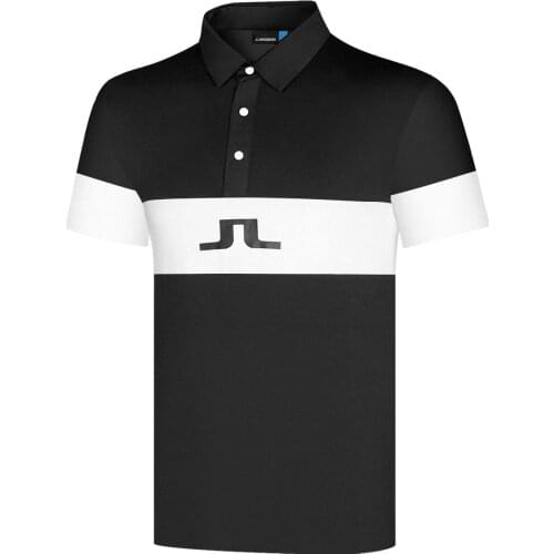 2021 Summer Golf Mens Short Sleeve T-shirt Quick-drying Breathable Polo Shirt Slim Sports and Leisure Jersey