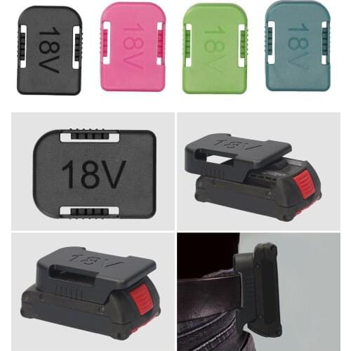 5pc Lithium Batteries Storage Bracket Dedicated Battery Clip Battery Mount Dock Holder Replacement for BAT622 BAT609 18V Battery