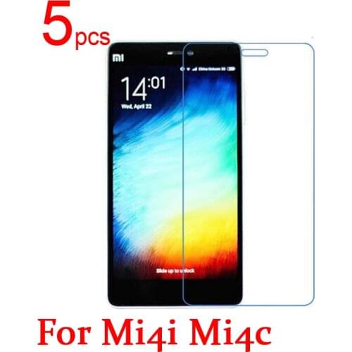 5pcs For Xiaomi Mi4 Mi4i Mi4C Mi4S Ultra Clear glossy/Matte/Nano anti-Explosion LCD Screen Protector Film Cover Free cloth