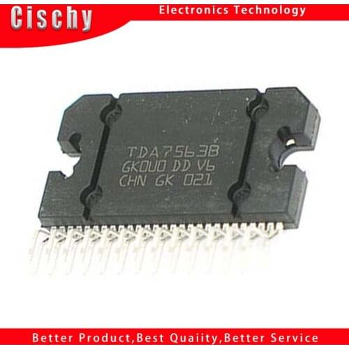 5pcs/lot TDA7563B TDA7563 7563 AMP QUAD MULTIFUNC FLEXIWATT2 IC best quality