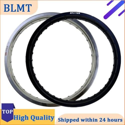 6061 Aviation aluminum 2.15x19 32 36 Spoke( Silver ) 32/36 Holes ( Black )Motorcycle Rims wheel Circle Hole 215x19 2.15 19 Rim