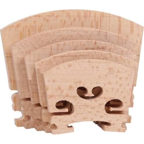 Maple Wood Acoustic Violin Bridge Regular Type 1/8 1/4 3/4 1/2 Size Musical Instruments