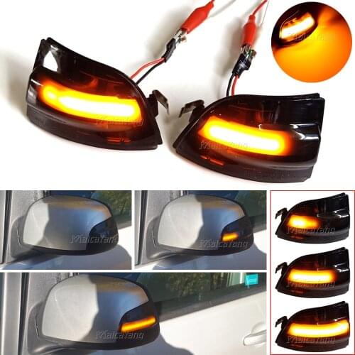 For FORD Focus 2 MK2 2004 - 2008 C-MAX Dynamic Turn Signal Light Car Rear View Mirror LED Indicator Blinker