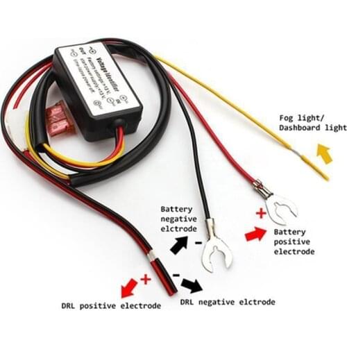 Auto Replacement Parts Car Accessories Automatic Dimmer Harness DRL Control Cars Led Daytime Running Lights Relay Switches