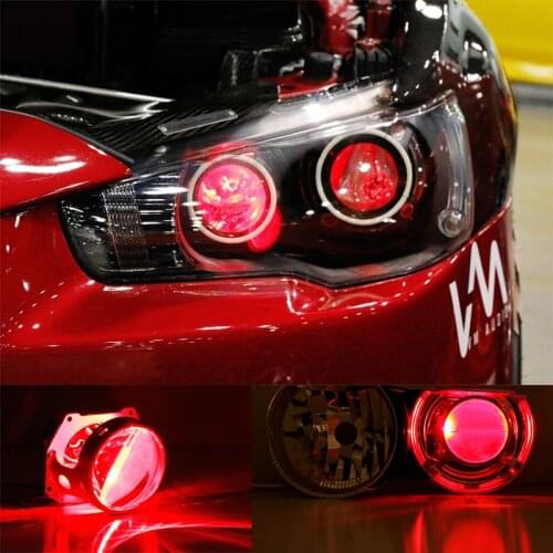 Wireless Control RGB LED Demon Eyes light For audi A1 A3 A4 A6 TT Q2 Q3 Q5 Q7 R8 S2 S3 S4 S5 S6 S8 S7 HID Projector Lights Lens